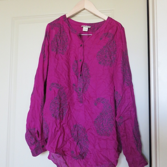 SOLD Lucky Brand Long Sleeve Top EUC - Picture 1 of 4